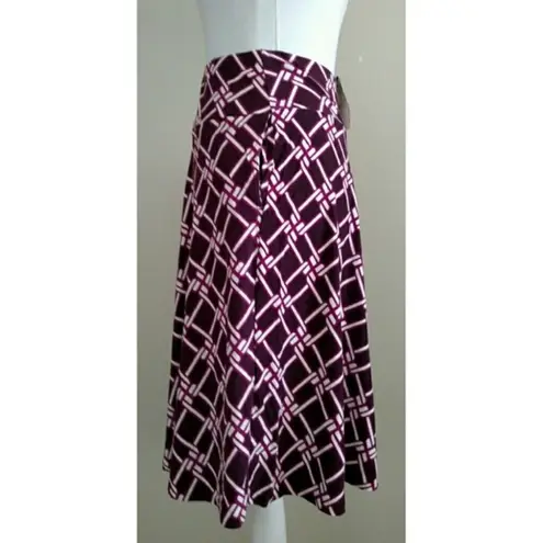 New York & Co. Chain Link Print Knit Skirt - Size XS - NWT