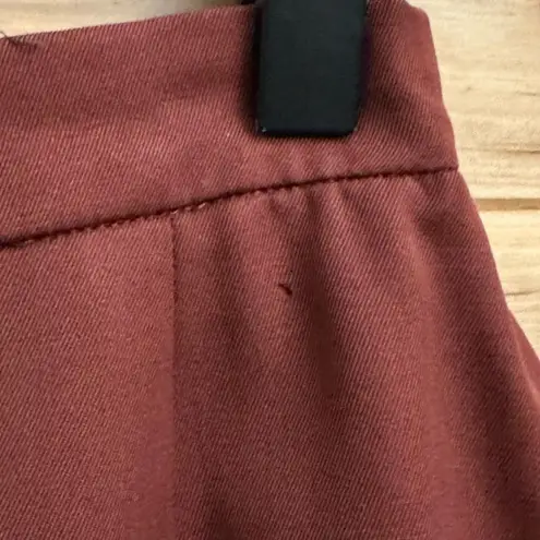 Vintage Escada Size 40/4 Virgin Wool Pencil Skirt FLAW Red