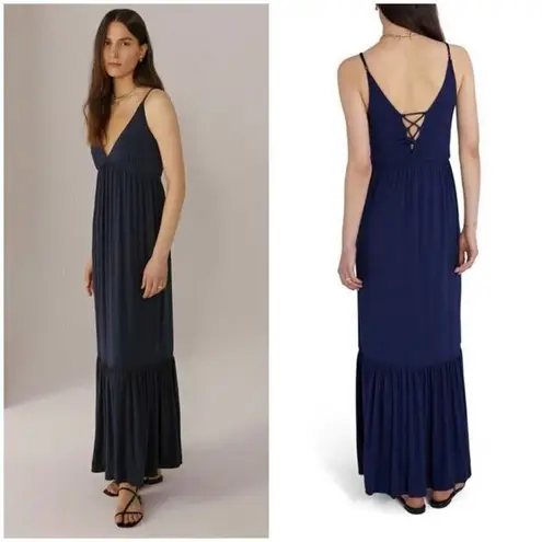💕FAVORITE DAUGHTER💕 The Weekend Maxi Dress ~ Navy Blue Small S NWT