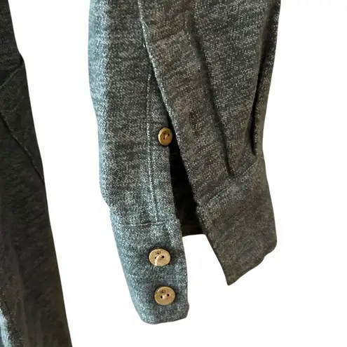 Tentree NWT Women’s Organic Cotton Long Sleeve Button Front Tie Back Shirt Dress