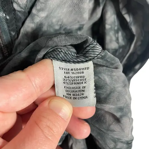 Evereve Marrakech Amber Tie Dye Moto Jacket in Black/White Size S