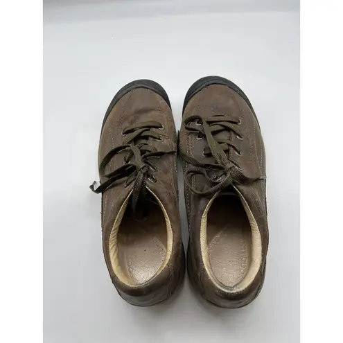 Keen Presidio II Brown Leather Lace Up Outdoor Athletic Sneakers Women’s Sz 9