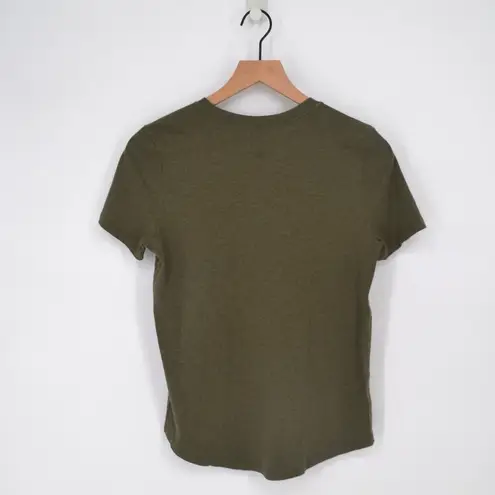 Lululemon  Love Crew Neck Tee III Short Sleeve in Dark Olive Green Women's 4