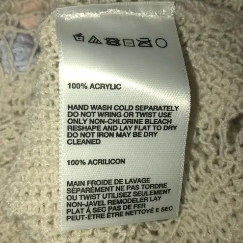 Staring At Stars sheer wave stitch sweater