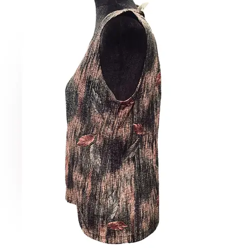 N Touch Vintage 90s Edgy Whimsygoth Autumn Fall Festive Harvest Witchy Leaf Top