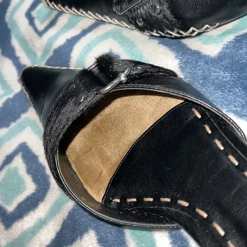 Yellow Box Black Mules