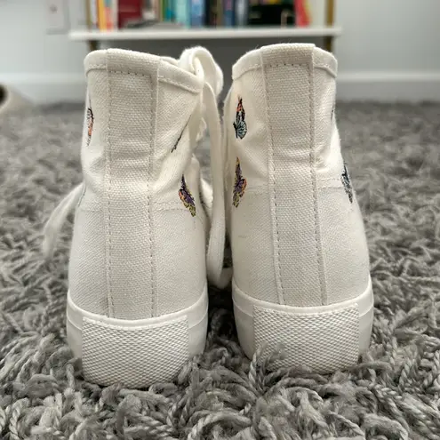 American Eagle AE Butterfly Canvas Platform Sneaker