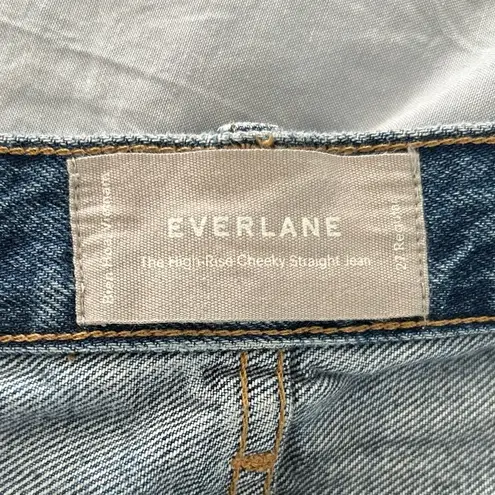 Everlane  The High Rise Cheeky Straight Jean Sz 27