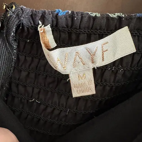 WAYF | Flowy Floral Peasant Style Midi Dress | Long Sleeve Women's Size Medium