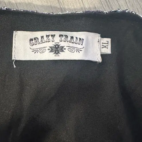 Crazy Train Sequin Aztec Western Dress Size XL