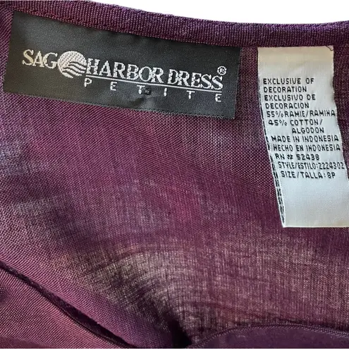 Sag Harbor Vintage 90s Cottagecore Boho Hippie Fall Seasonal Patchwork Dress Set