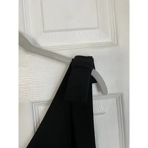 Oh My Love London Womens bow v neck black Bodysuit Medium