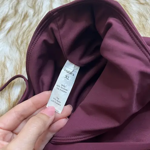 Halara Breeze Full Pocket Wide-Leg Jumpsuit – Burgundy
Size: XL