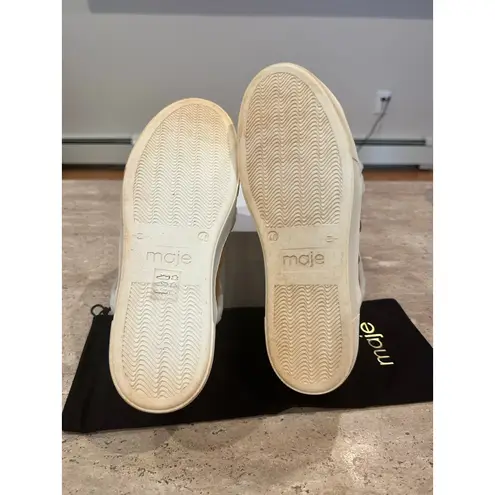 Maje Suede Slip on Sneakers with Shearling Trim size 36 / 5.5 US