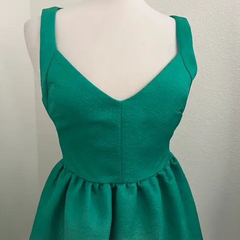 ZARA Sea Green Babydoll Dress SZ S