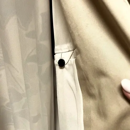 Jason Wu NEW | Floral Print Chiffonpaneled Cotton Gabardine Trench Coat