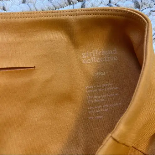 Girlfriend Collective Compressive High Rise Full Length Legging in Saddle XXS