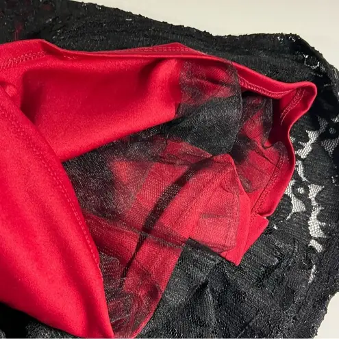 Love Reign Strapless Black Lace Overlay Dress Sz M Sequin Grunge Whimsigoth HOCO