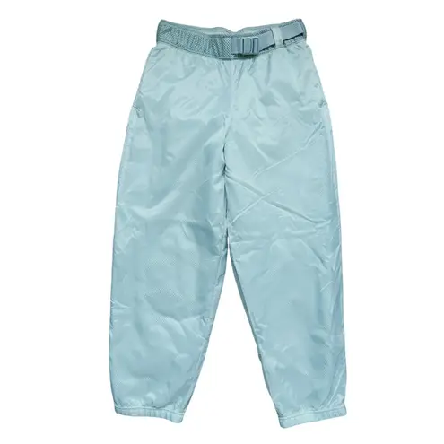 Nike  Tech Pack Belted High Rise Joggers Pants Small Seafoam Green Mesh Athletic