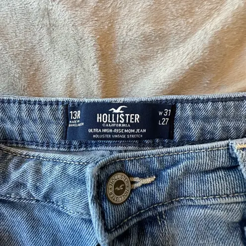 Hollister  Distressed bandana patch jeans Size 13R