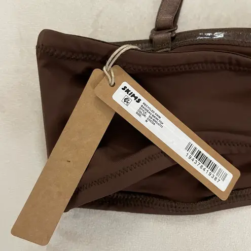 SKIMS  SET NWT Cocoa Strapless Bikini Top & Bottom Size M