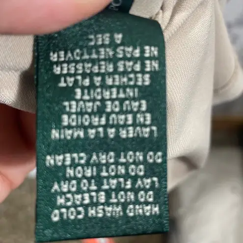 Lauren Ralph Lauren Gold Metallic Cowl Neck Evening Gown Maxi Dress 8 Sleeveless