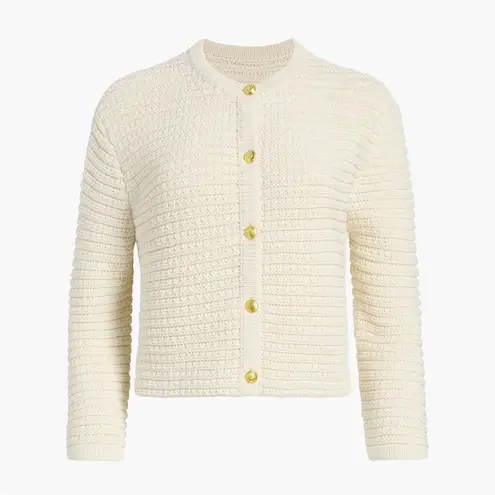 Hill House New The Harper Cardigan Cream Marl