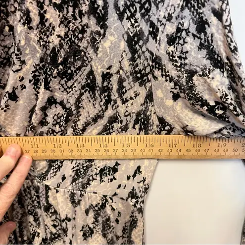 Soma Snake Print Faux Wrap Dress size Medium