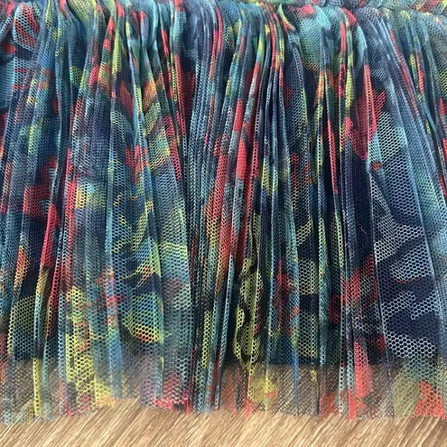 Hutch Lia One shoulder top peplum pleated multicolor size XS NWT