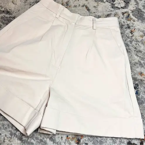 MOUSSY Tan Tailored High Waisted Shorts Women Size Small