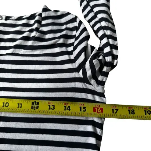 Hugo Boss Black/White Striped Shirt Women's Top Size Small | 73-33