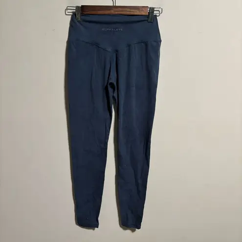 Alphalete  Alphalux Wonder Legging High Waisted Whale Blue Tie Dye- Size Small - Image 3