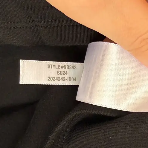 Madewell NWT  Cap Sleeve Scoop Neck Tee in Black XXS NR343