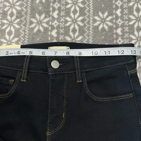 L'Agence NWT Marguerite High Rise Skinny Jeans In Dark Blue Ink Wash Size 24