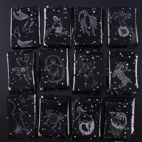 Zodiac Sagittarius - Thin Purse Scarf / Hairband / Scarf - #117 / 5 for $70