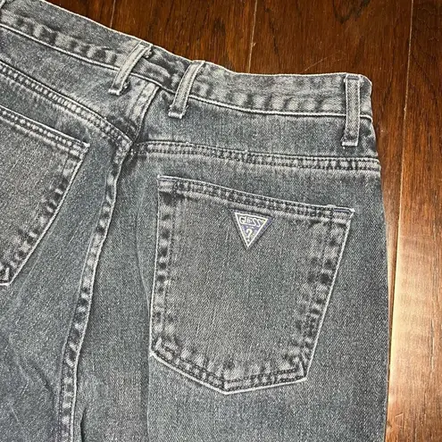 Guess  vintage black acid washed high rise denim sz 30