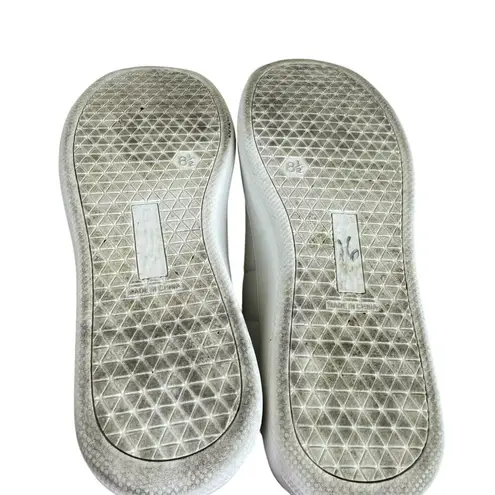 REPORT White Lace Up Platform Casual Sneaker Tennis Shoes Women's Size 8.5