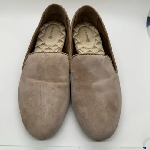 Birdies  The Starling Latte Suede Slip on Flats Size 7.5