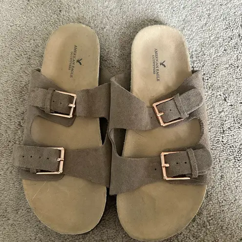 American Eagle Womens  leather sandals 7