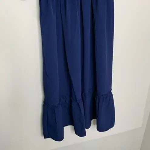 Hill House The Luisa Nap Blue Navy Crepe Dress Womens New Size XL