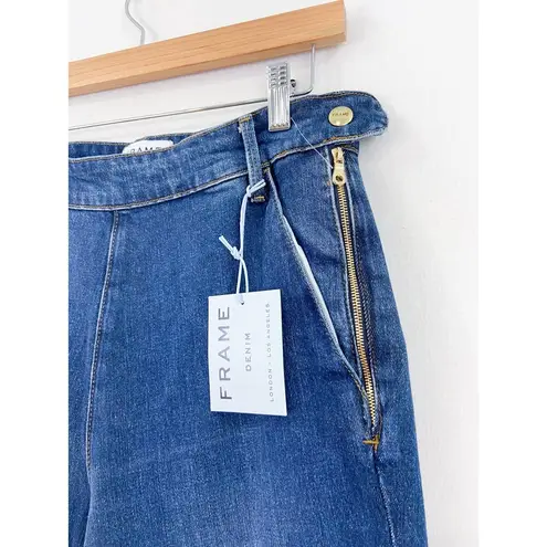 Frame Denim Women's Flounce Flare Blue Jeans High Rise Bell Bottom Jeans 30 NWT
