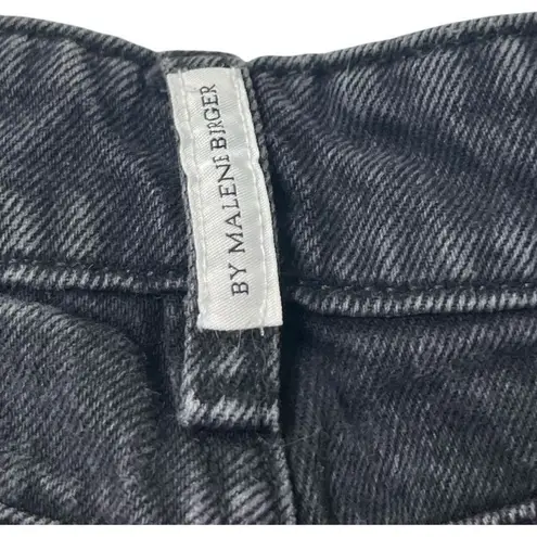 BY MALENE BIRGER Milium Black Denim Jeans Size XS Mid Rise Straight Fit