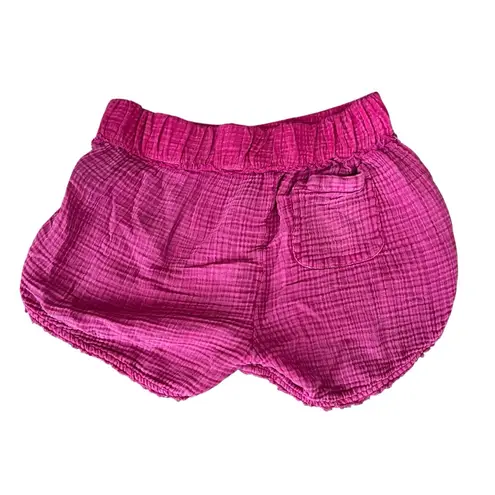 Anthropologie  Daily Practice Women’s Gauzy Hot Pink Top Shorts Lounge Set XS - Image 11