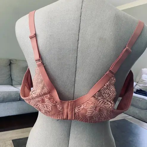 Auden plunge push up racerback bra 44C Pink Size 44 C - Image 4