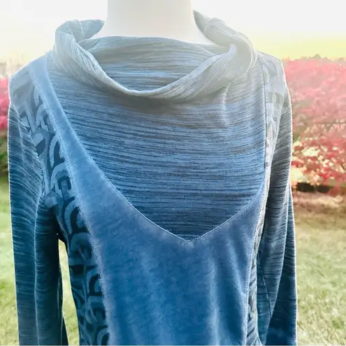 Maloka Unique Artsy Dress Blue Size 6