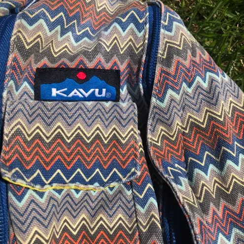 KAVU  Original Rope Sling Hiking Back Pack w Adjustable Rope Shoulder Str…