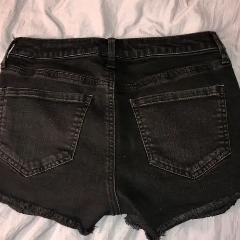 High Rise Shorts Black Size M