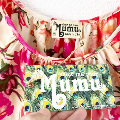 Show Me Your Mumu  Trapeze Mini Dress in Pretty Pretty Petals