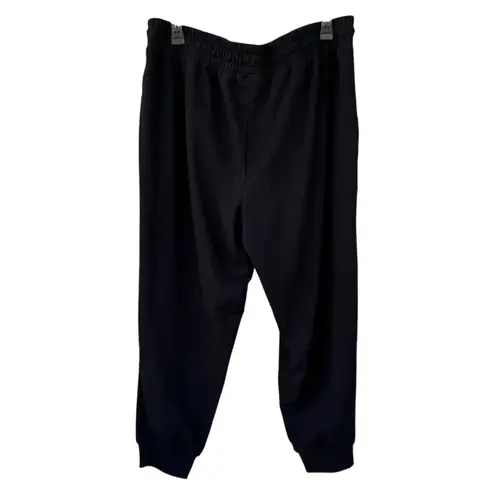 Ideology NWT ID Women’s Black Jogger Pants Drawstring Fleece Sweatpants 3X Plus