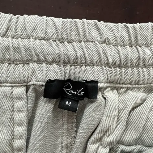 Rails Haven Pants Women's Size Medium Sage Green Joggers Quiet Luxury Casual